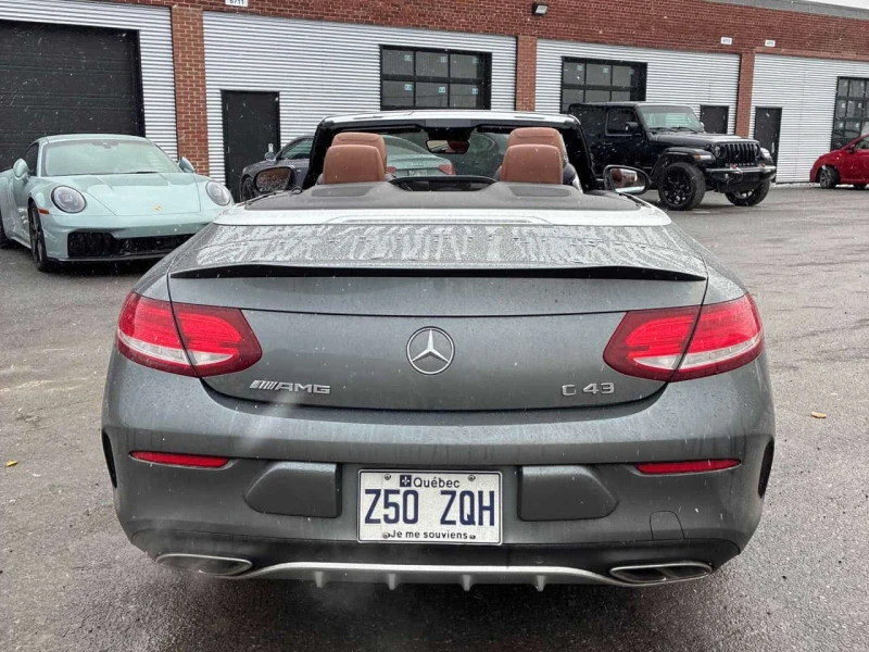 Mercedes-Benz C 43 AMG Кабрио/Кафява кожа/Подгрев/Памет/Обдух/Клип, снимка 5 - Автомобили и джипове - 53570651