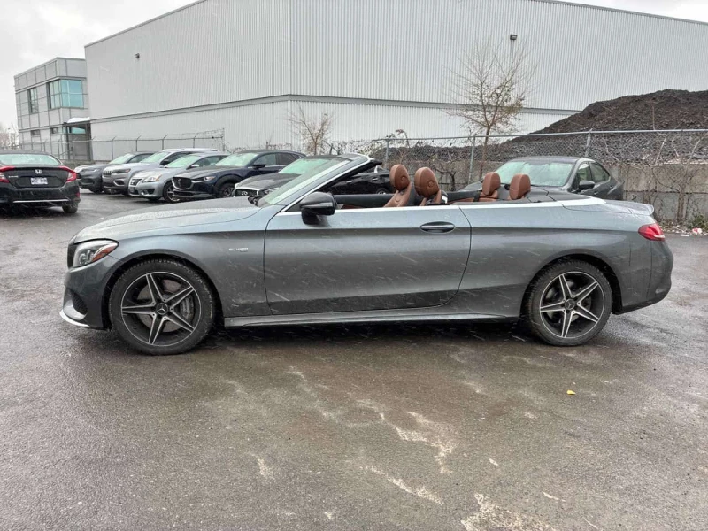 Mercedes-Benz C 43 AMG Кабрио/Кафява кожа/Подгрев/Памет/Обдух/Клип, снимка 3 - Автомобили и джипове - 53570651