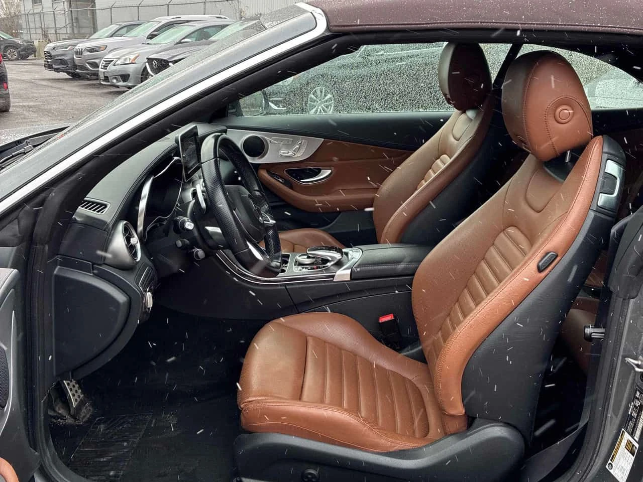 Mercedes-Benz C 43 AMG Кабрио/Кафява кожа/Подгрев/Памет/Обдух/Клип - изображение 7