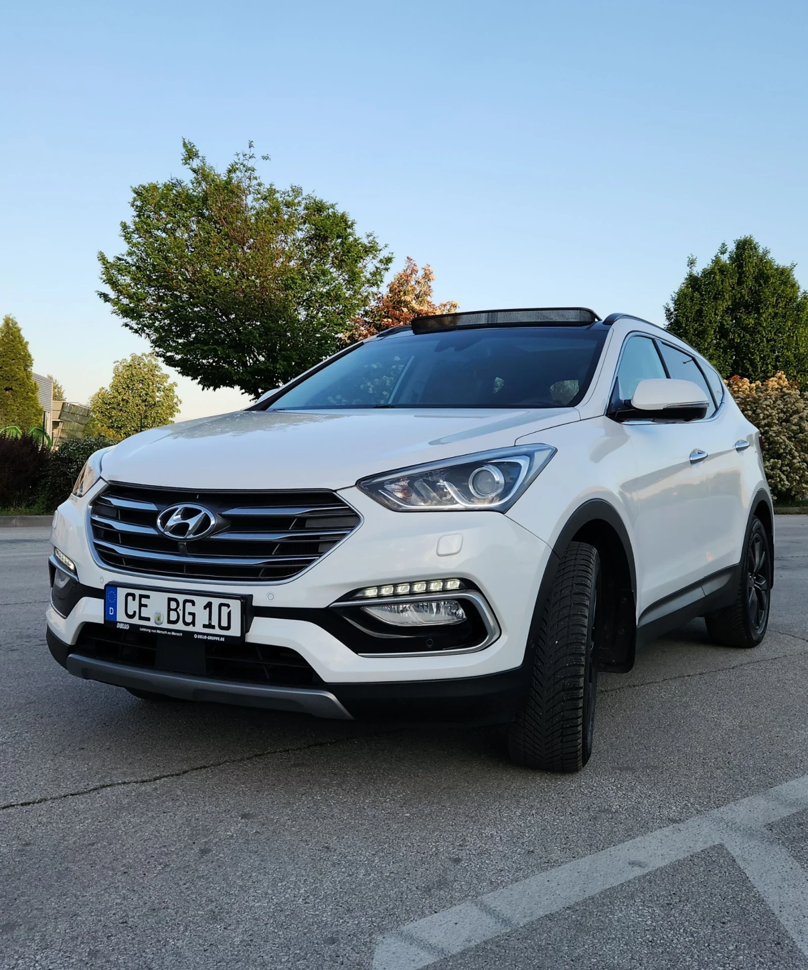 Hyundai Santa fe FULL2.2CRDI 4WD * PREMIUM* 360 ПЕРЛА ПАНОРАМА - изображение 3