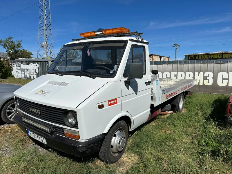 Iveco 35 35-10 Пътна помощ-падащ борд-категория Б, снимка 1 - Бусове и автобуси - 47435769