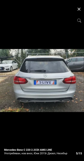 Mercedes-Benz C 220 C220CDI AMG LINE, снимка 3