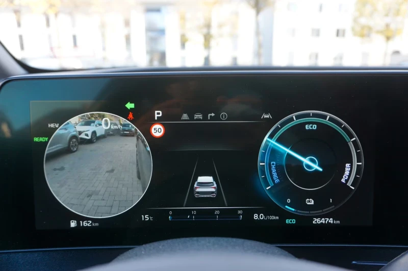 Kia Sportage PHEV/265HP/GT-LINE/PANO/MEMO/4WD/NAVI/360/LED/554g, снимка 13 - Автомобили и джипове - 52319271