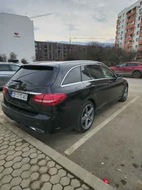 Mercedes-Benz C 220 AMG, 7G, FULL LED,  Панорама, снимка 4