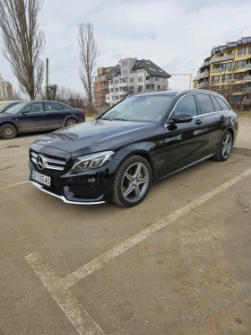 Mercedes-Benz C 220 AMG, 7G, FULL LED,  Панорама, снимка 2