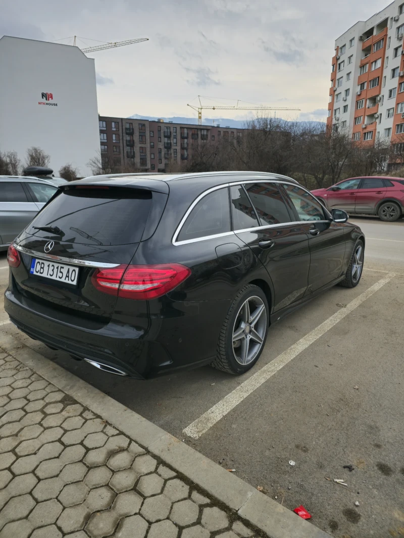 Mercedes-Benz C 220 AMG, 7G, FULL LED,  Панорама, снимка 4 - Автомобили и джипове - 49556557