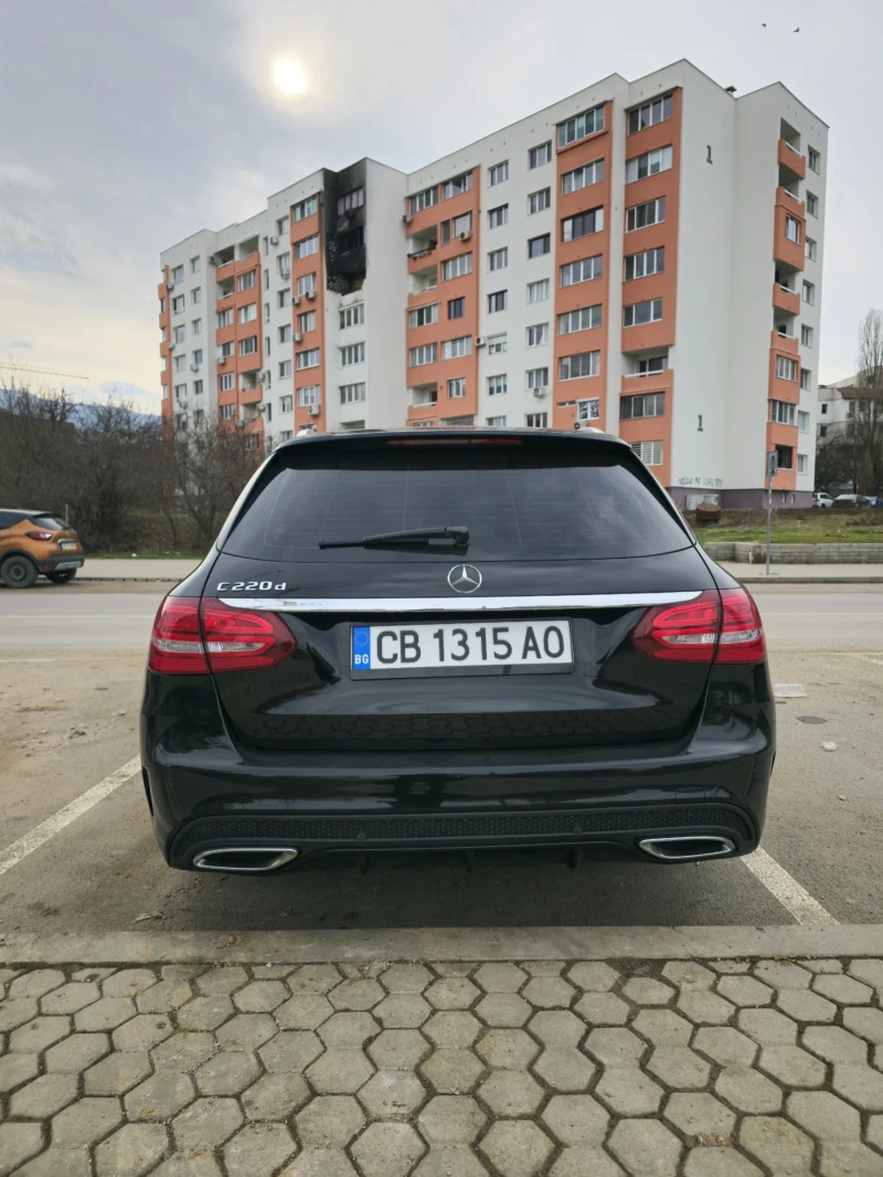 Mercedes-Benz C 220 AMG, 7G, FULL LED,  Панорама, снимка 5 - Автомобили и джипове - 49556557