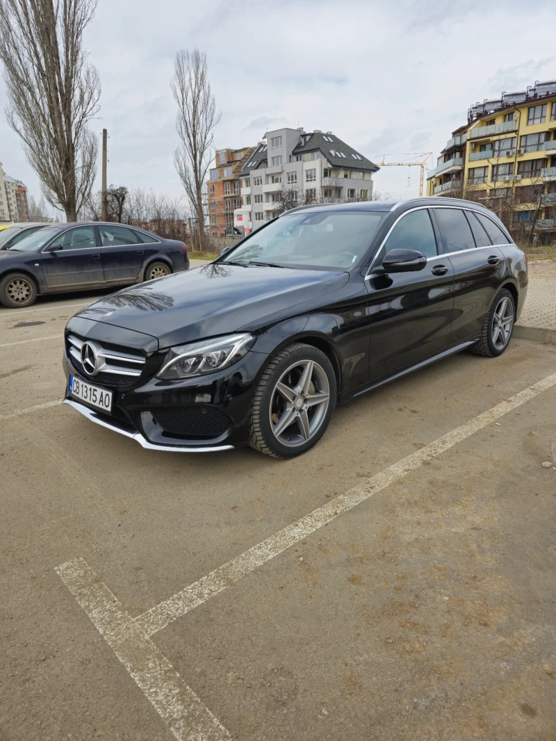 Mercedes-Benz C 220 AMG, 7G, FULL LED,  Панорама, снимка 2 - Автомобили и джипове - 49556557