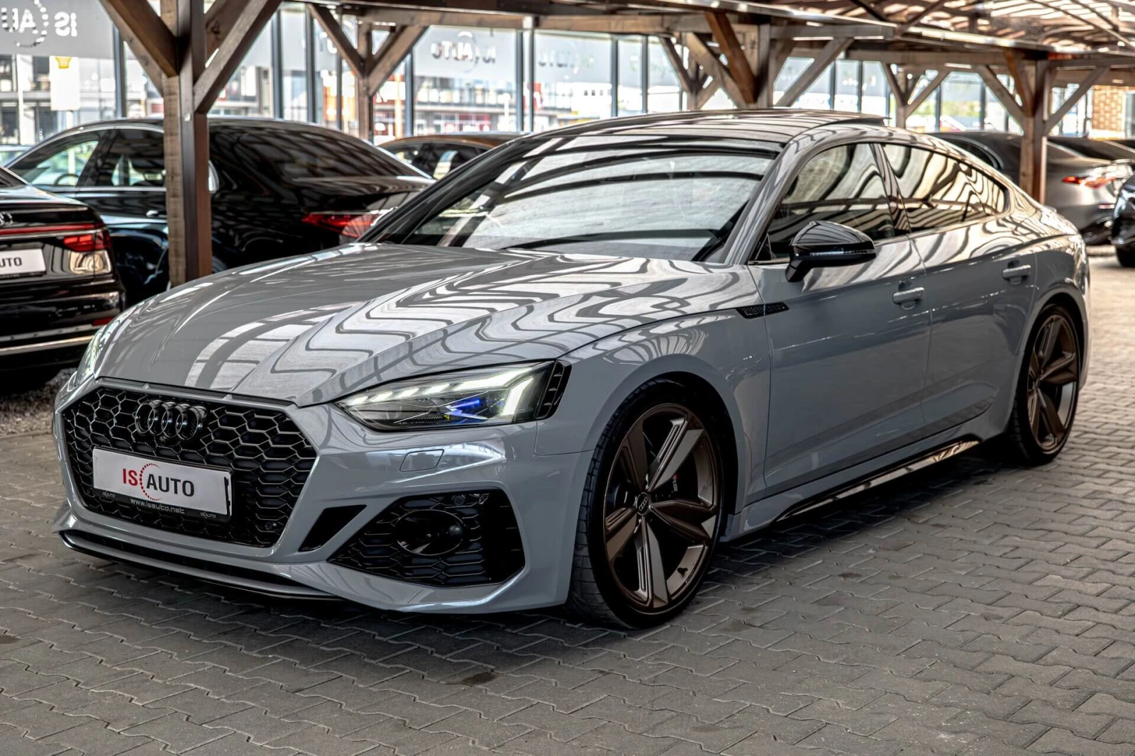 Audi Rs5 2.9TFSI/Nardo/Distronic/Алкантар/PDC/F1/Laser/Spor, снимка 3 - Автомобили и джипове - 54683374
