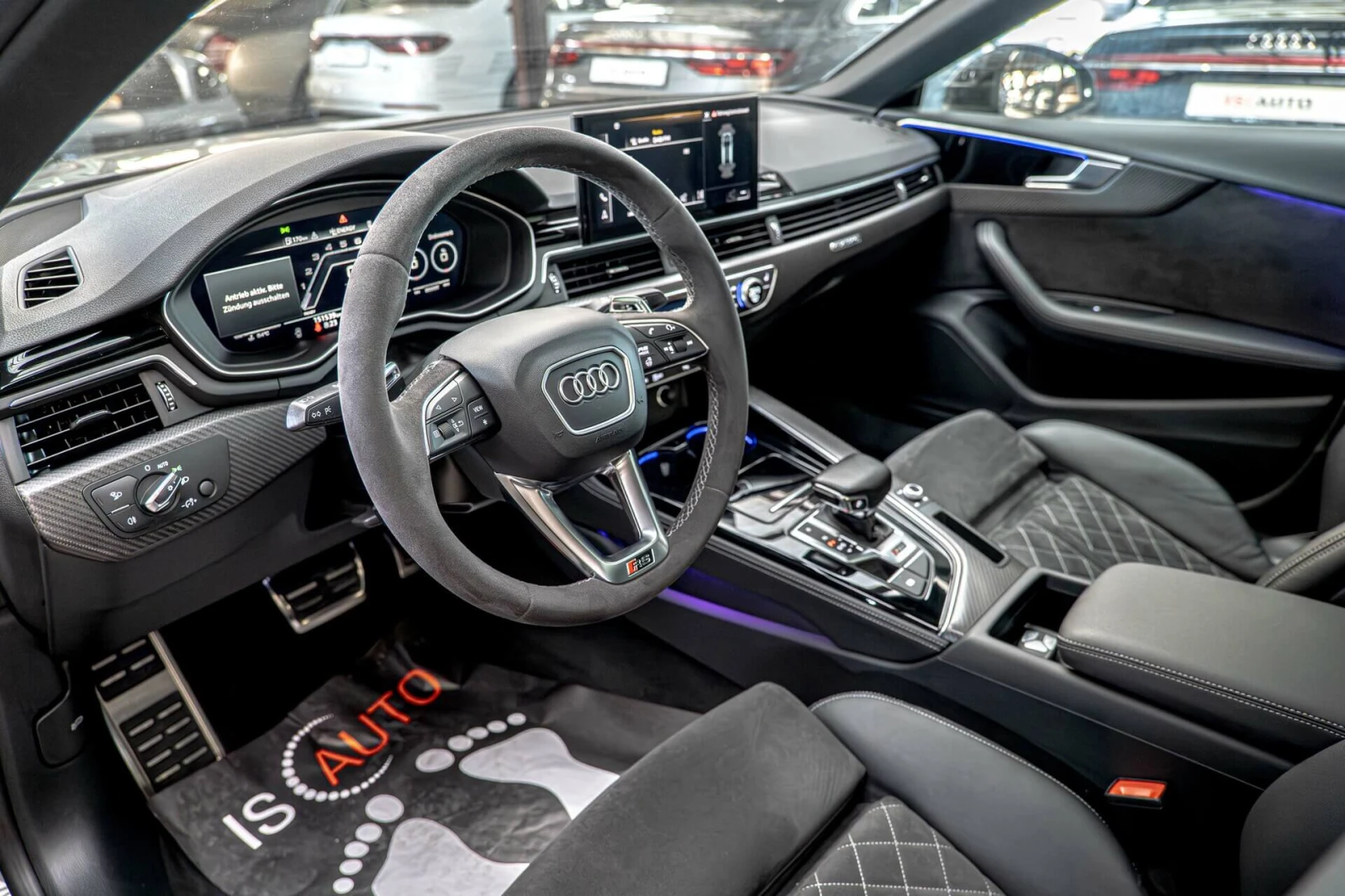 Audi Rs5 2.9TFSI/Nardo/Distronic/Алкантар/PDC/F1/Laser/Spor, снимка 9 - Автомобили и джипове - 54683374