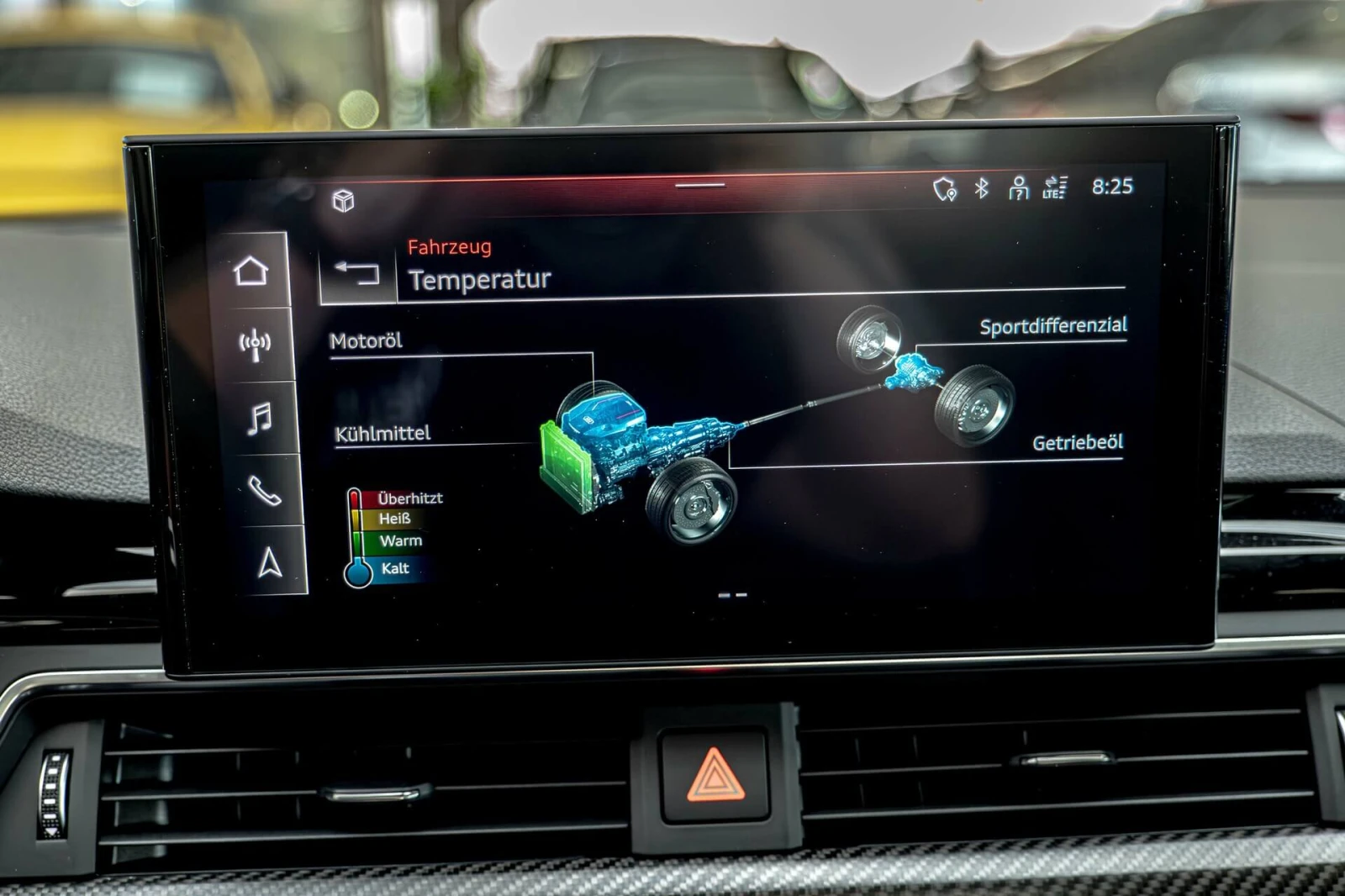 Audi Rs5 2.9TFSI/Nardo/Distronic/Алкантар/PDC/F1/Laser/Spor, снимка 15 - Автомобили и джипове - 54683374