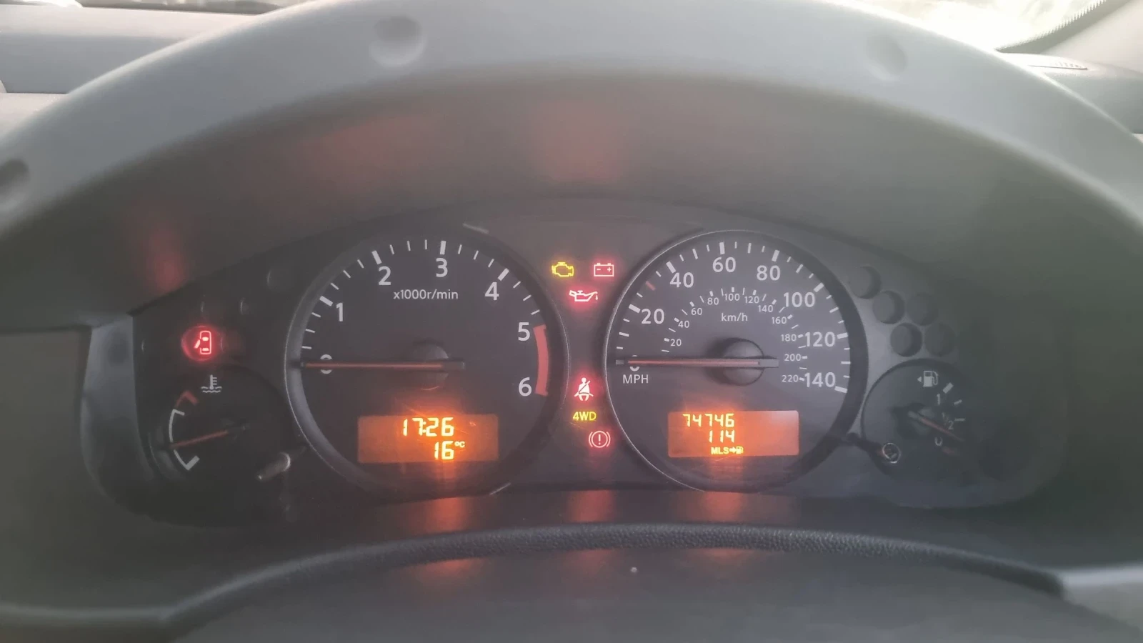 Nissan Navara ВНОС UK 2 КЛЮЧА КАМЕРА ЩОРА, снимка 3 - Автомобили и джипове - 53808542