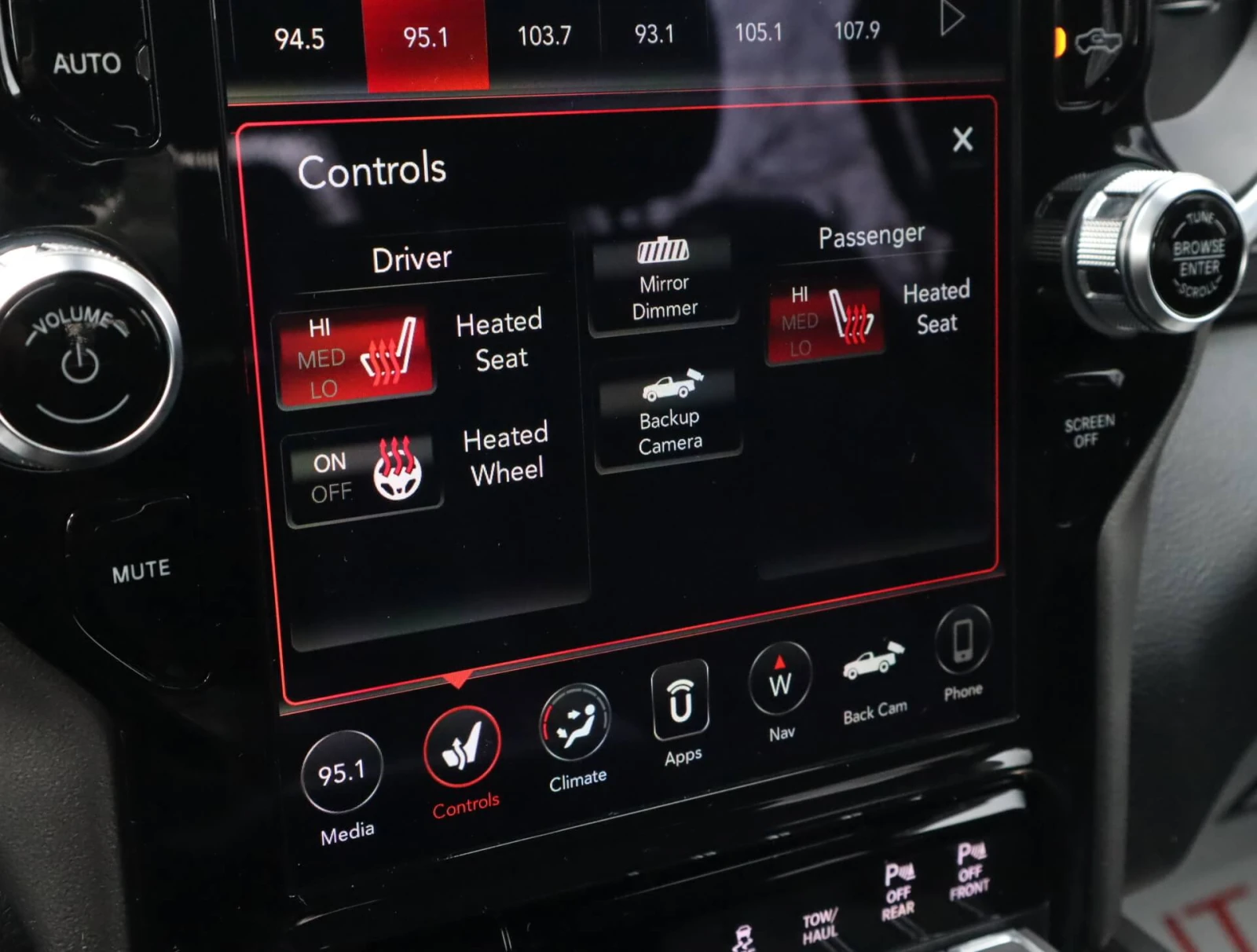 Dodge RAM 1500 5.7 HEMI V8/Crew Cab Long/4WD/Камера/Подгрев, снимка 12 - Автомобили и джипове - 54000428