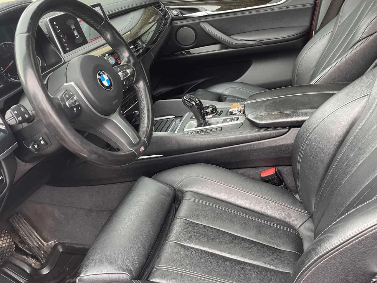 BMW X6  xDrive50i * HEAD-UP * ОБДУХВАНЕ * ЩОРИ * 360 * , снимка 5 - Автомобили и джипове - 54383724