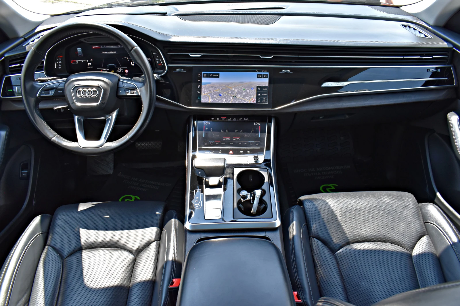 Audi Q8 BANG&OLUFSEN* ОБДУХ* МАСАЖ* LINE* DISSTRONIC* MATR, снимка 14 - Автомобили и джипове - 55122778