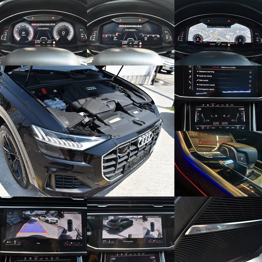 Audi Q8 BANG&OLUFSEN* ОБДУХ* МАСАЖ* LINE* DISSTRONIC* MATR, снимка 17 - Автомобили и джипове - 55122778