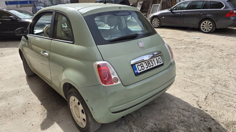 Fiat 500 1.2 72 к.с клима 2007, снимка 3 - Автомобили и джипове - 49503414