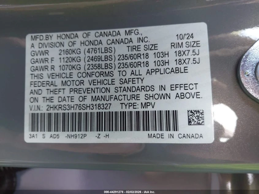 Honda Cr-v 1.5l Ex-L 2Wd - изображение 9