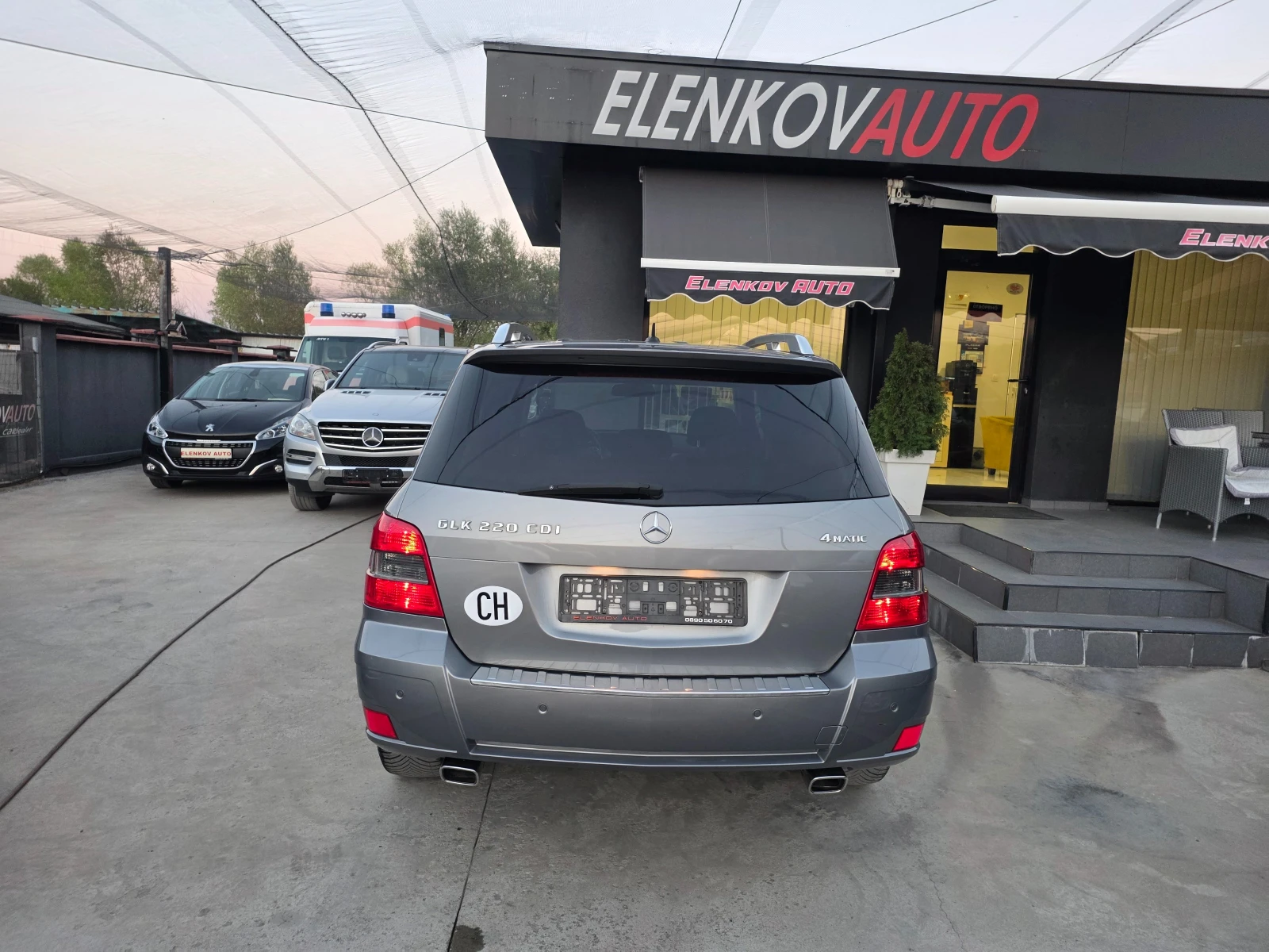 Mercedes-Benz GLK 2.2CDI-170к.с EURO 5-4X4-АВТОМАТИК-ШВЕЙЦАРИЯ, снимка 7 - Автомобили и джипове - 55804771