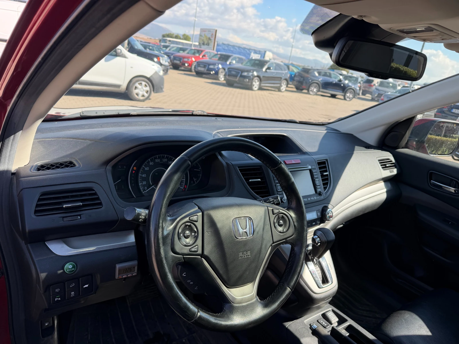 Honda Cr-v 2.2DTEC 4WD AVTOMAT/NAVI/PANORAMA/KOJA/KAMERA , снимка 14 - Автомобили и джипове - 56213276