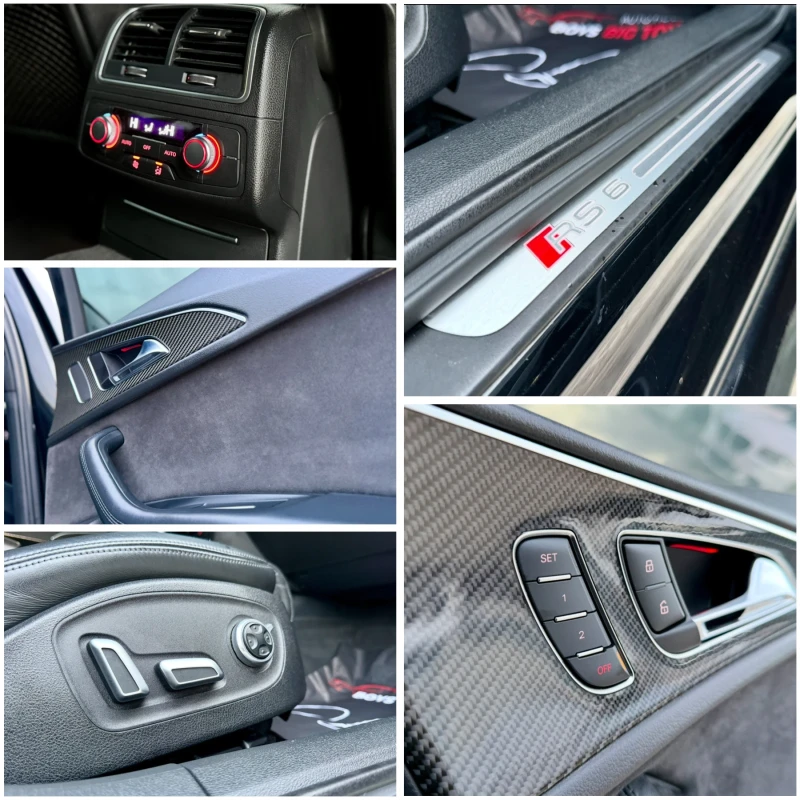 Audi Rs6 4.0* TFSI* 650+ + * Carbon* Обдухване* Подгрев* He, снимка 15 - Автомобили и джипове - 53538209