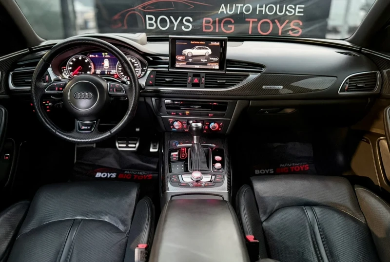 Audi Rs6 4.0* TFSI* 650+ + * Carbon* Обдухване* Подгрев* He, снимка 11 - Автомобили и джипове - 53538209