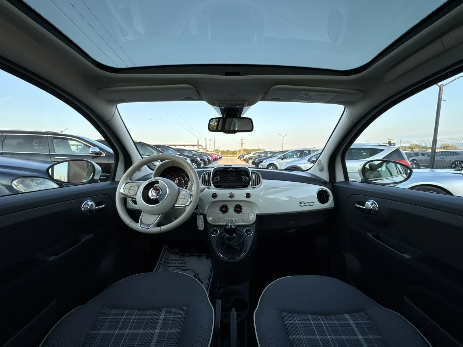 Fiat 500 * 1.2i* Facelift* ПАНОРАМА*  - изображение 9