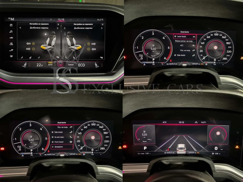 VW Touareg 3.0 TDI* 4MOTION* LED* НОВ МОТОР НА 46000 КМ, снимка 12 - Автомобили и джипове - 52553048