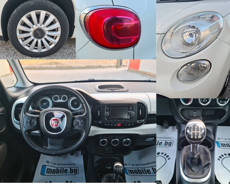 Fiat 500L 1.3DIZEL EURO5B, снимка 5 - Автомобили и джипове - 48286897