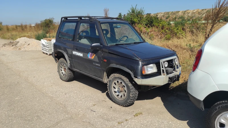 Suzuki Vitara ГАЗ; ЛЕБЕДКА; ПОВДИГНАТА., снимка 1 - Автомобили и джипове - 47000541