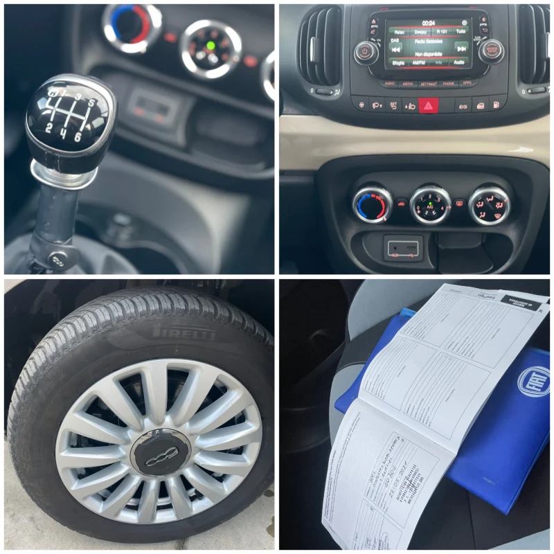 Fiat 500L 72000km/servizni dokumenti/1.4 i-Gpl, снимка 14 - Автомобили и джипове - 48417442