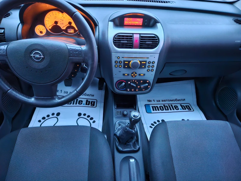 Opel Corsa 1.2, 80к.с., 160х.км., Перфектна!, снимка 12 - Автомобили и джипове - 53277177