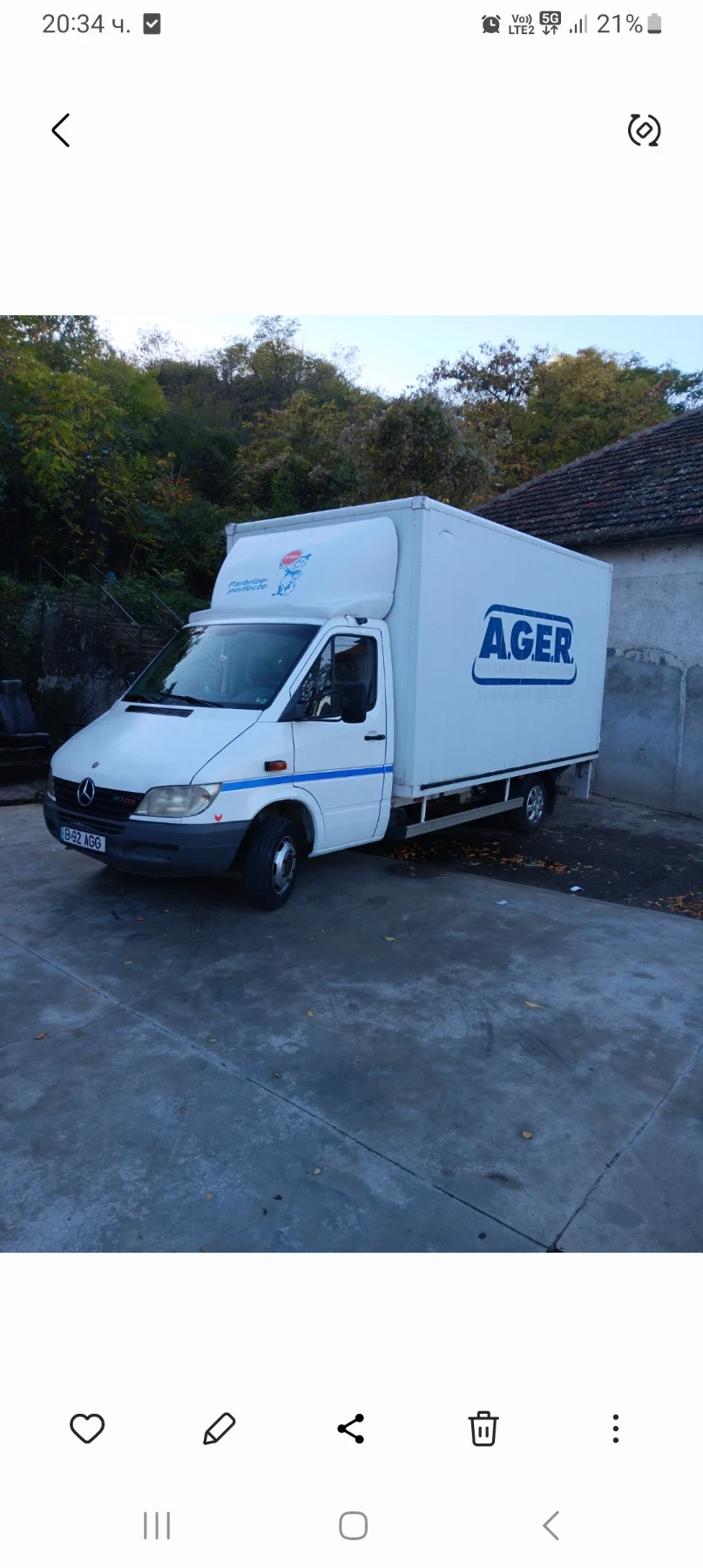 Mercedes-Benz Sprinter 413 В категория падащ борд  - изображение 3