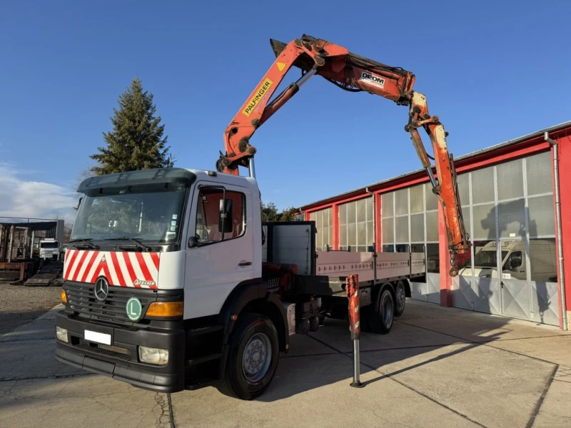 Mercedes-Benz Atego 2528 6x2-кран PALFINGER PK13500A(3+ 2) + FLY JIB, снимка 1 - Камиони - 48957293