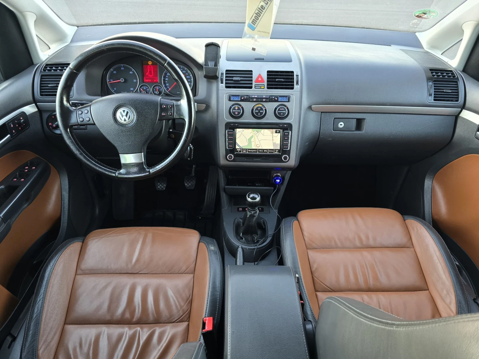 VW Touran 2.0TDi/170��/6+ 1/High-Lein/������ /����/���� | Mobile.bg � ����������� 11