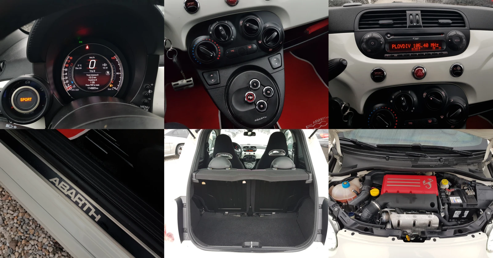 Fiat 500 ABARTH 1.4-140 �.�.  EURO 6B ������ | Mobile.bg � ����������� 13