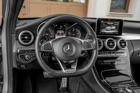 Mercedes-Benz C 220 AMG LINE/DISTRONIC/HEAD UP/BURMESTER, снимка 14