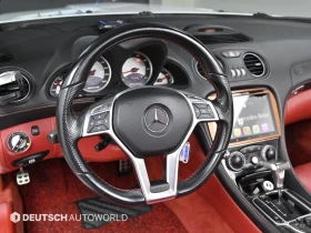 Mercedes-Benz SL 55 AMG R230* КОЖА* ОБДУХВ* НАВИ* КАМЕРА* HUD, снимка 13