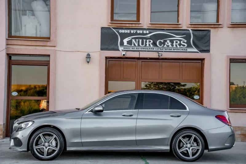 Mercedes-Benz C 220 AMG LINE/DISTRONIC/HEAD UP/BURMESTER, снимка 2 - Автомобили и джипове - 51478484