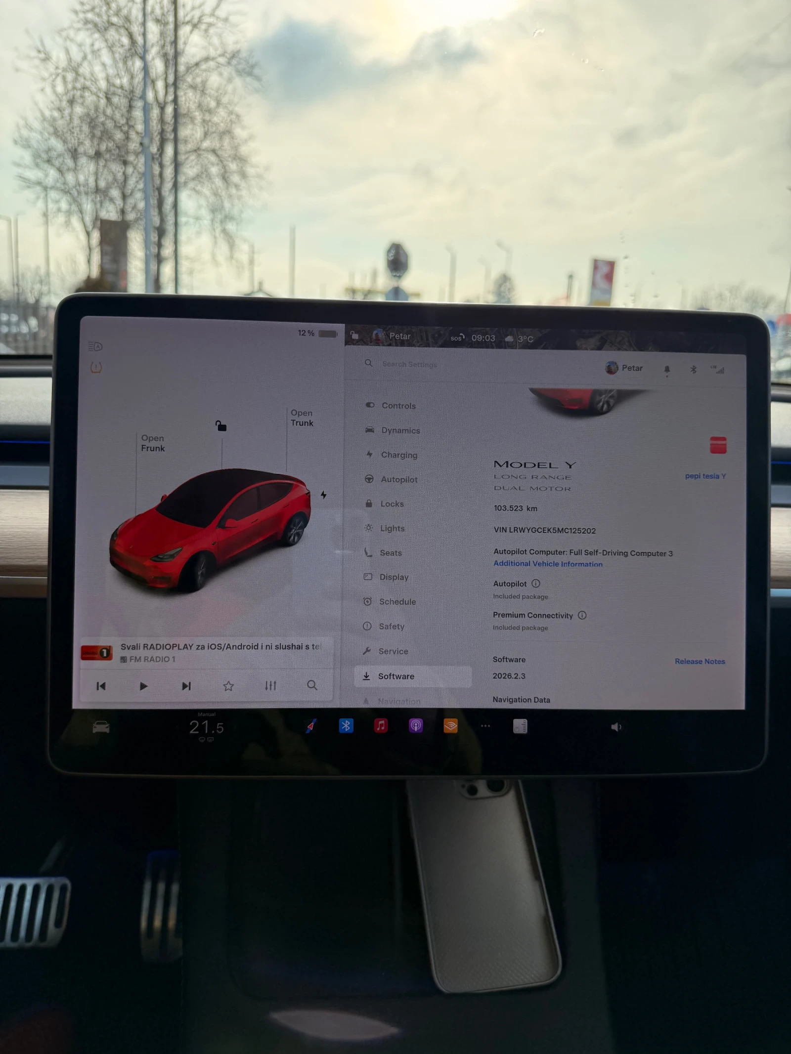 Tesla Model Y Long Range Dual Motor 514кс 75kw, снимка 11 - Автомобили и джипове - 53804134