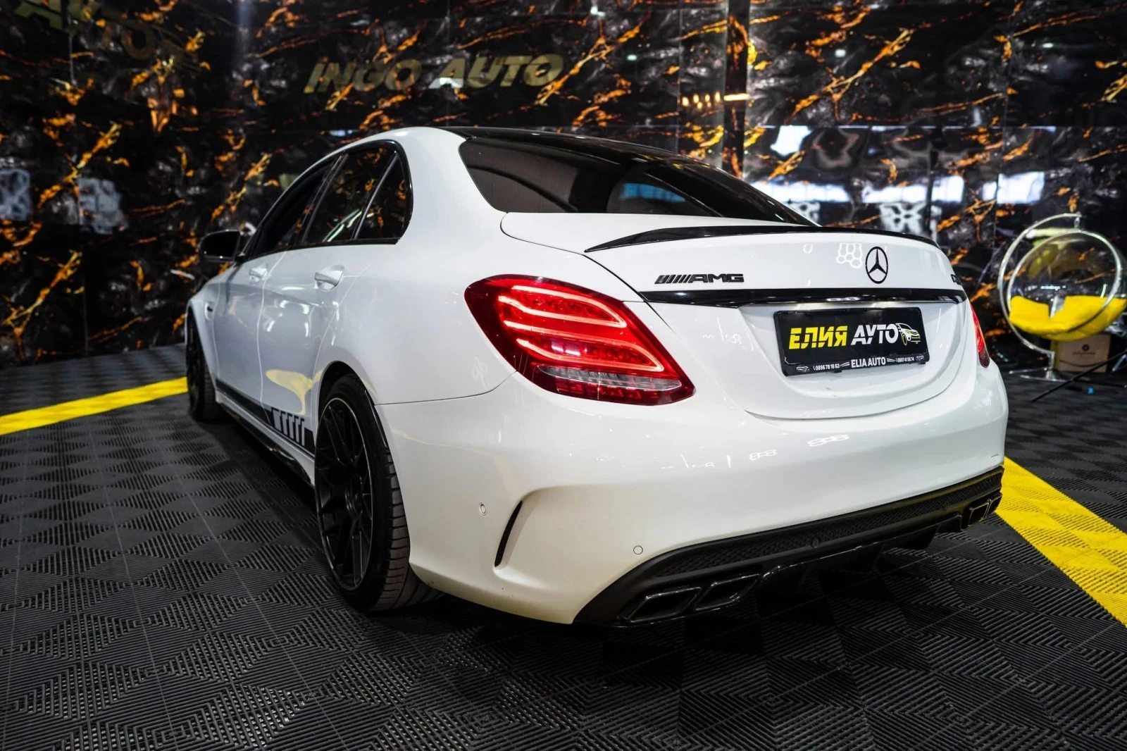 Mercedes-Benz C 63 AMG S V8 BITURBO LED NAVI BURM ЛИЗИНГ 100%, снимка 6 - Автомобили и джипове - 54886133