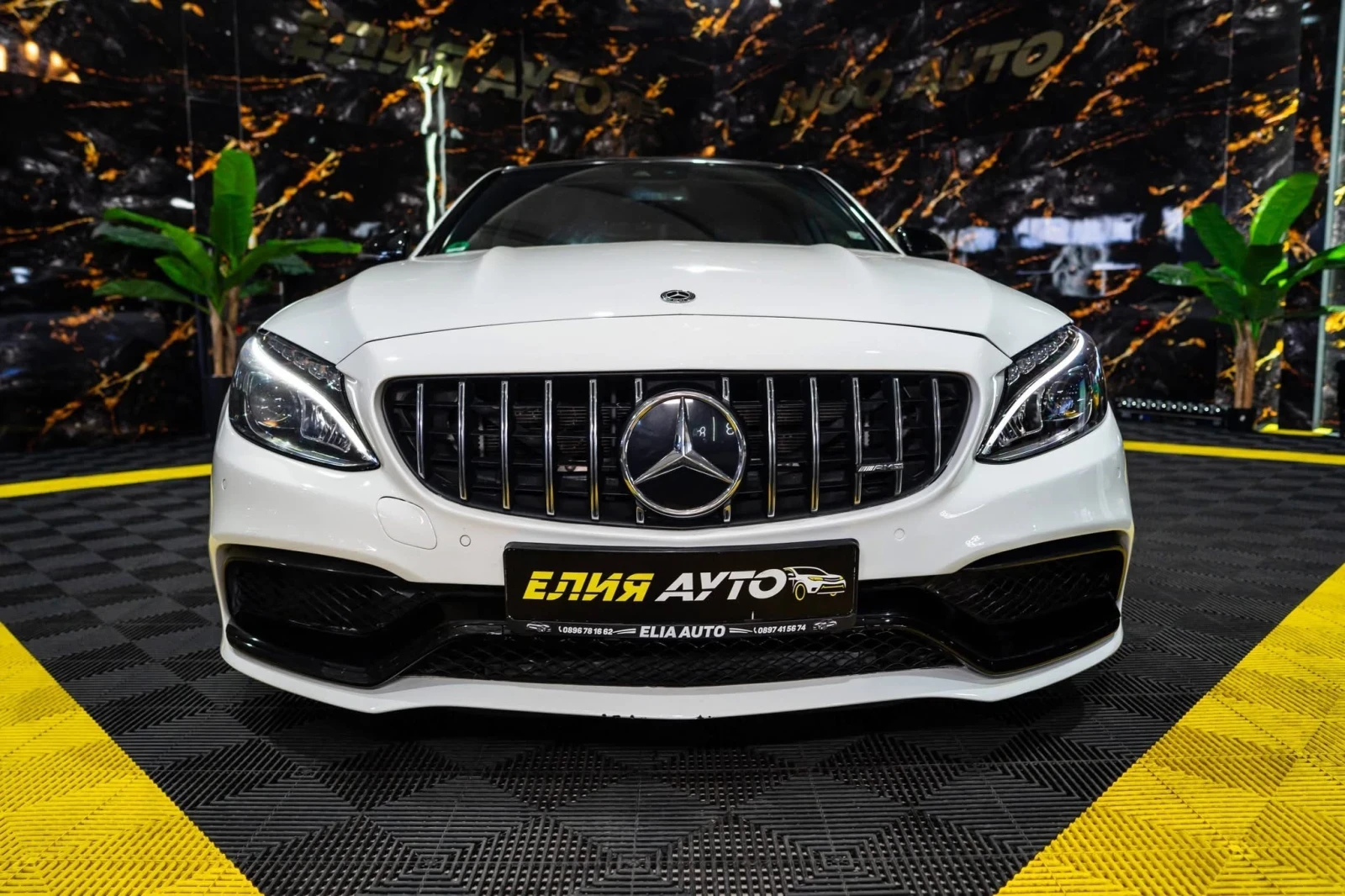 Mercedes-Benz C 63 AMG S V8 BITURBO LED NAVI BURM ЛИЗИНГ 100%, снимка 3 - Автомобили и джипове - 54886133