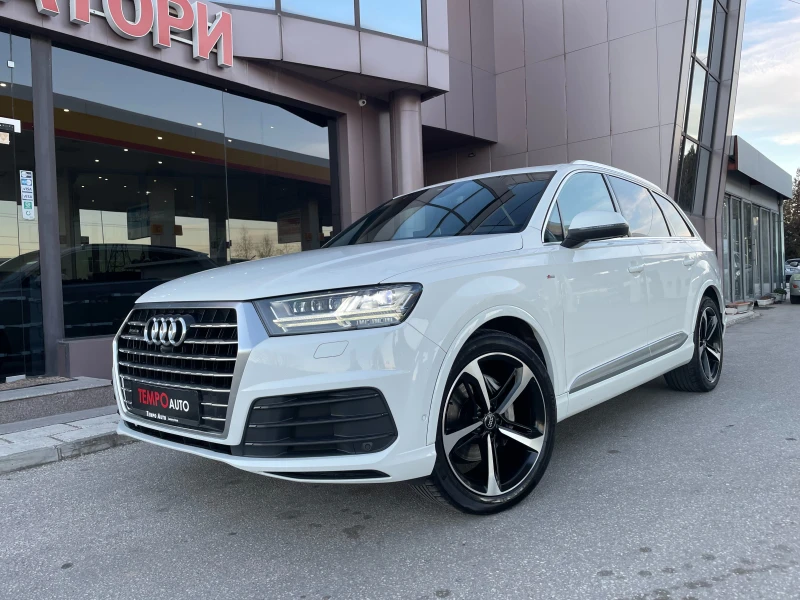 Audi Q7 2018г.-S-LINE-MATRIX-PANORAMA-АЛКАНТАРА-BOSE-CAMER, снимка 2 - Автомобили и джипове - 48380043