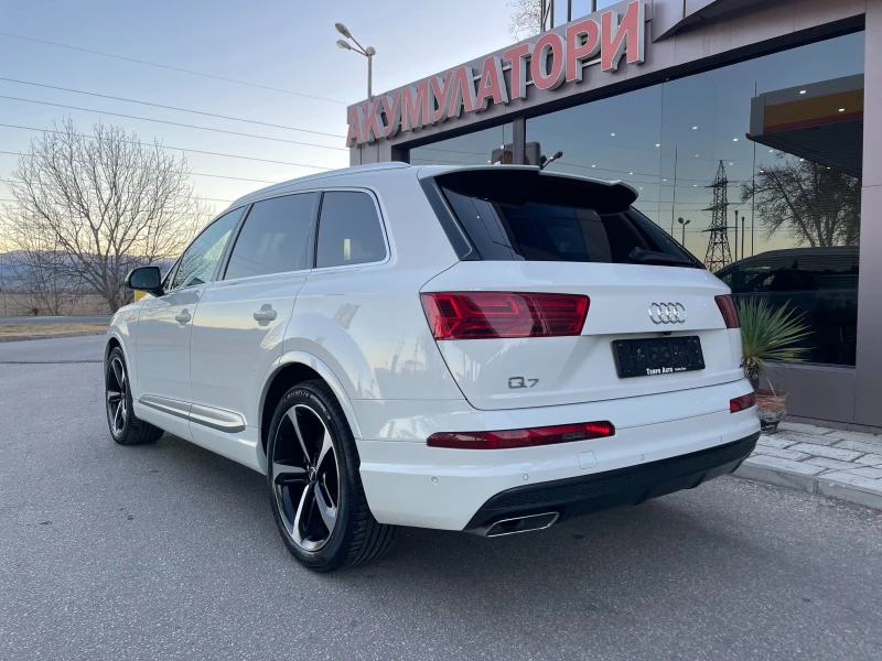 Audi Q7 2018г.-S-LINE-MATRIX-PANORAMA-АЛКАНТАРА-BOSE-CAMER, снимка 4 - Автомобили и джипове - 48380043