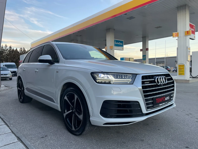 Audi Q7 2018г.-S-LINE-MATRIX-PANORAMA-АЛКАНТАРА-BOSE-CAMER, снимка 7 - Автомобили и джипове - 48380043