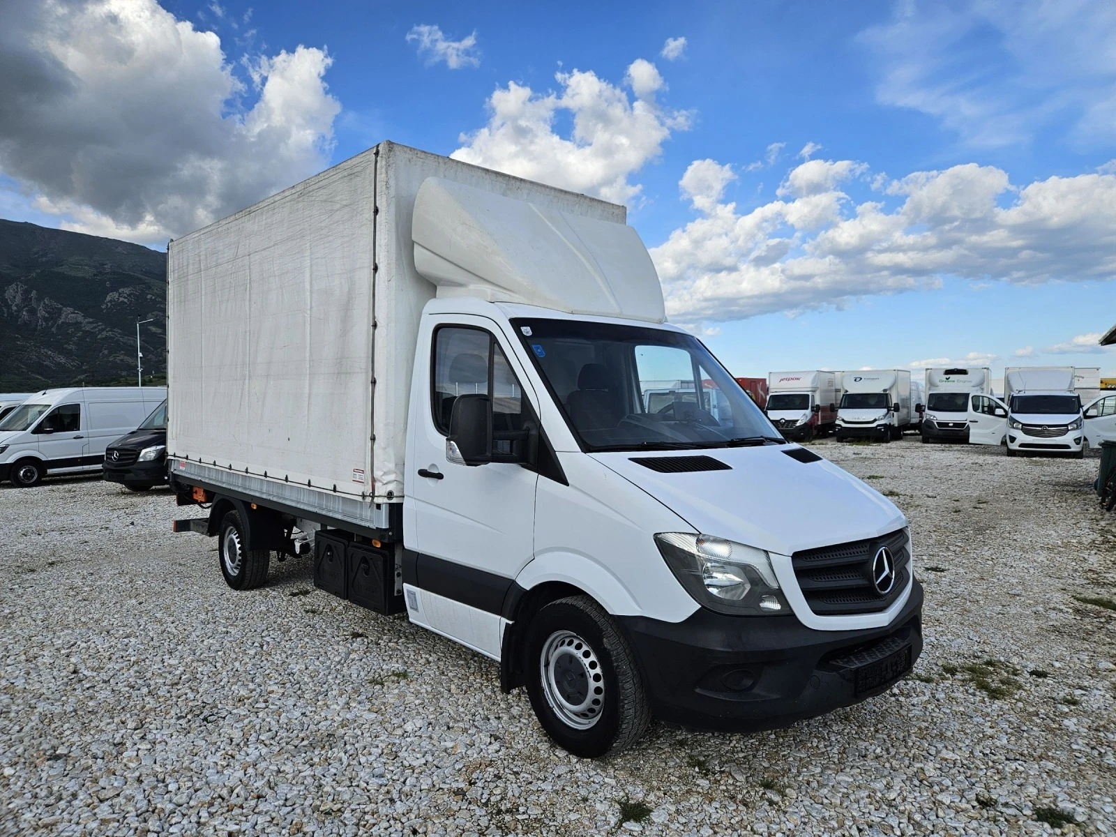 Mercedes-Benz Sprinter 313 Брезент + Падащ Борд - изображение 7