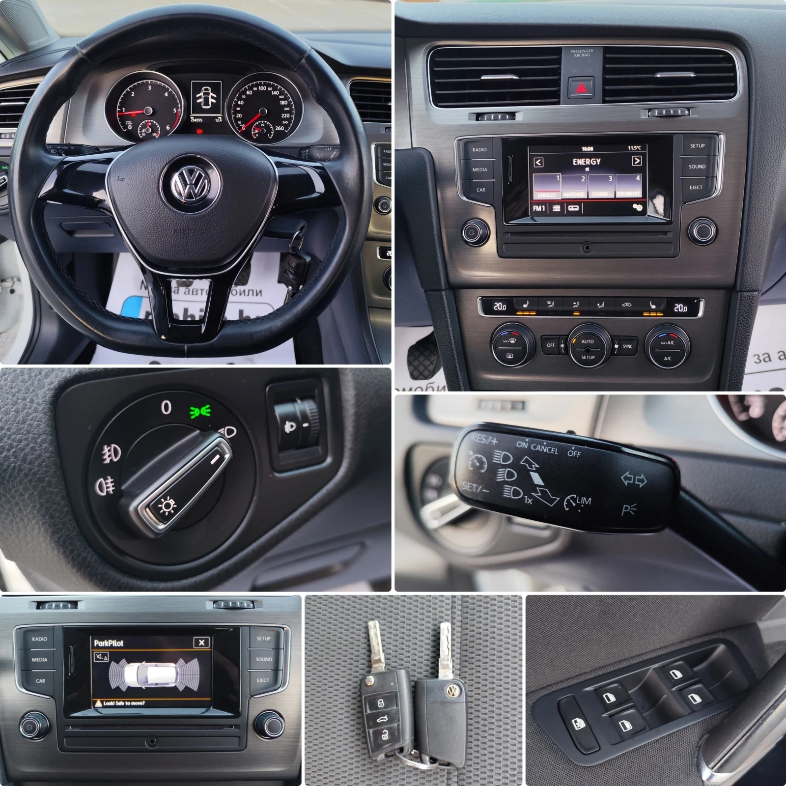 VW Golf 1.6TDI-EURO5B-ПОДГРЯВАНЕ-СЕРВИЗНА КНИЖКА , снимка 16 - Автомобили и джипове - 53908239