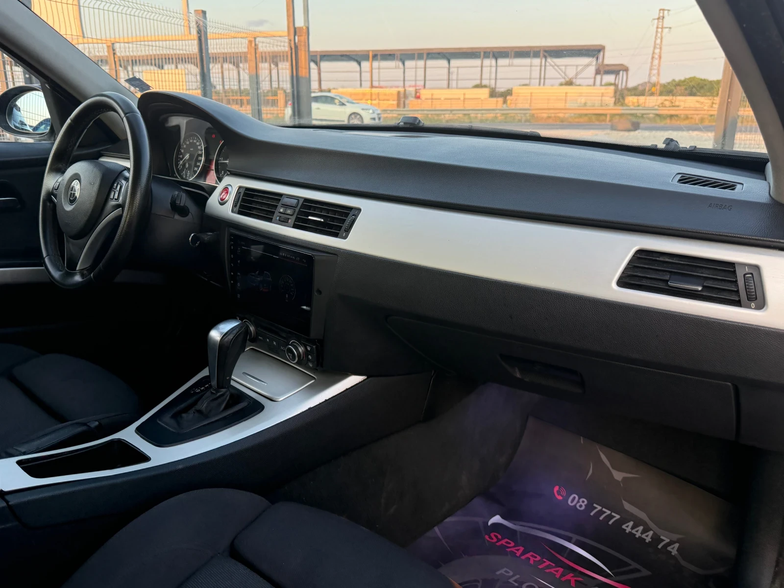 BMW 320 D* 2008г* АВТОМАТИК* 163к.с* КОЖА* , снимка 13 - Автомобили и джипове - 55303464