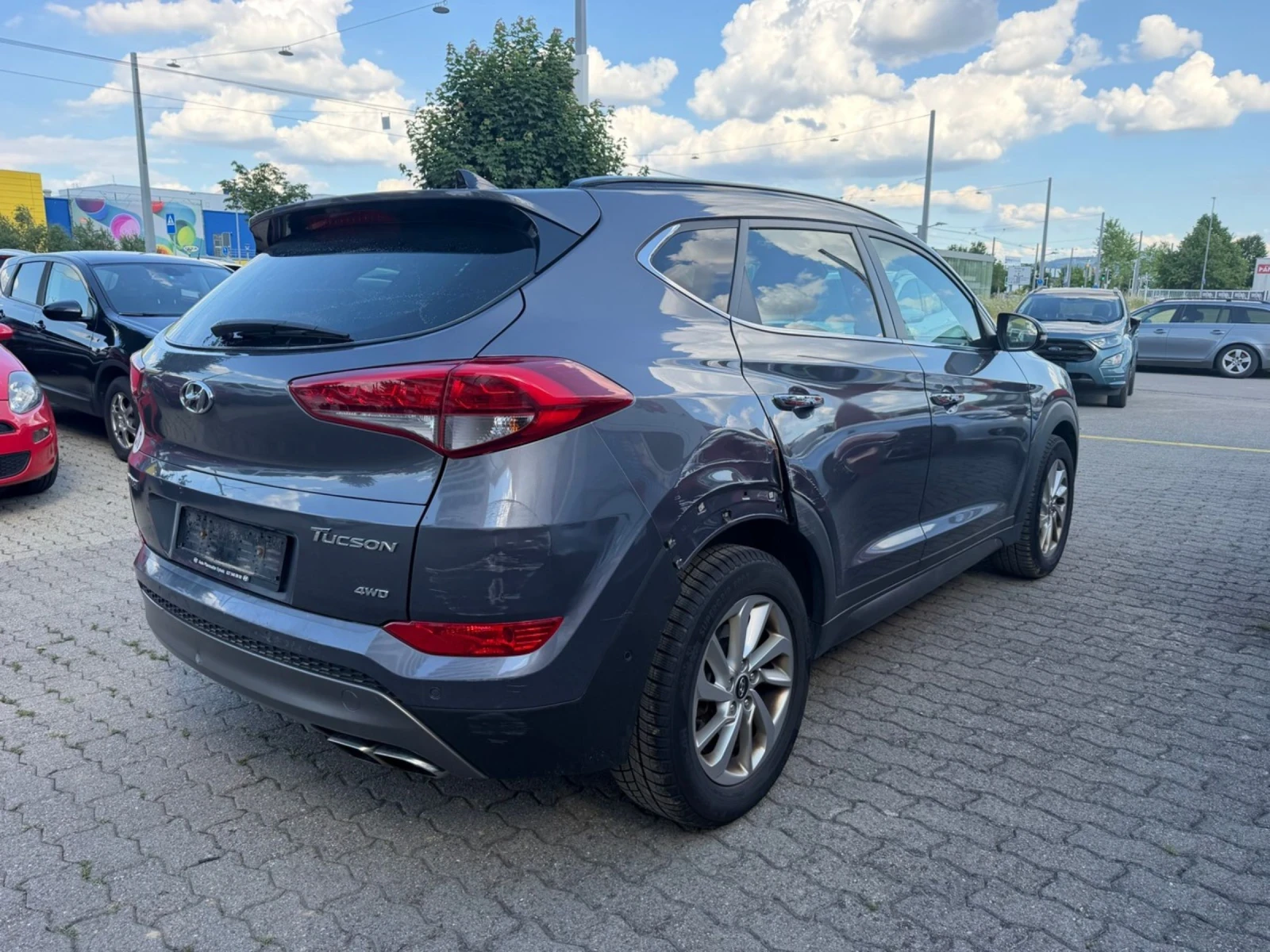 Hyundai Tucson 2.0 CRDI Vertex 4WD , снимка 3 - Автомобили и джипове - 55260282