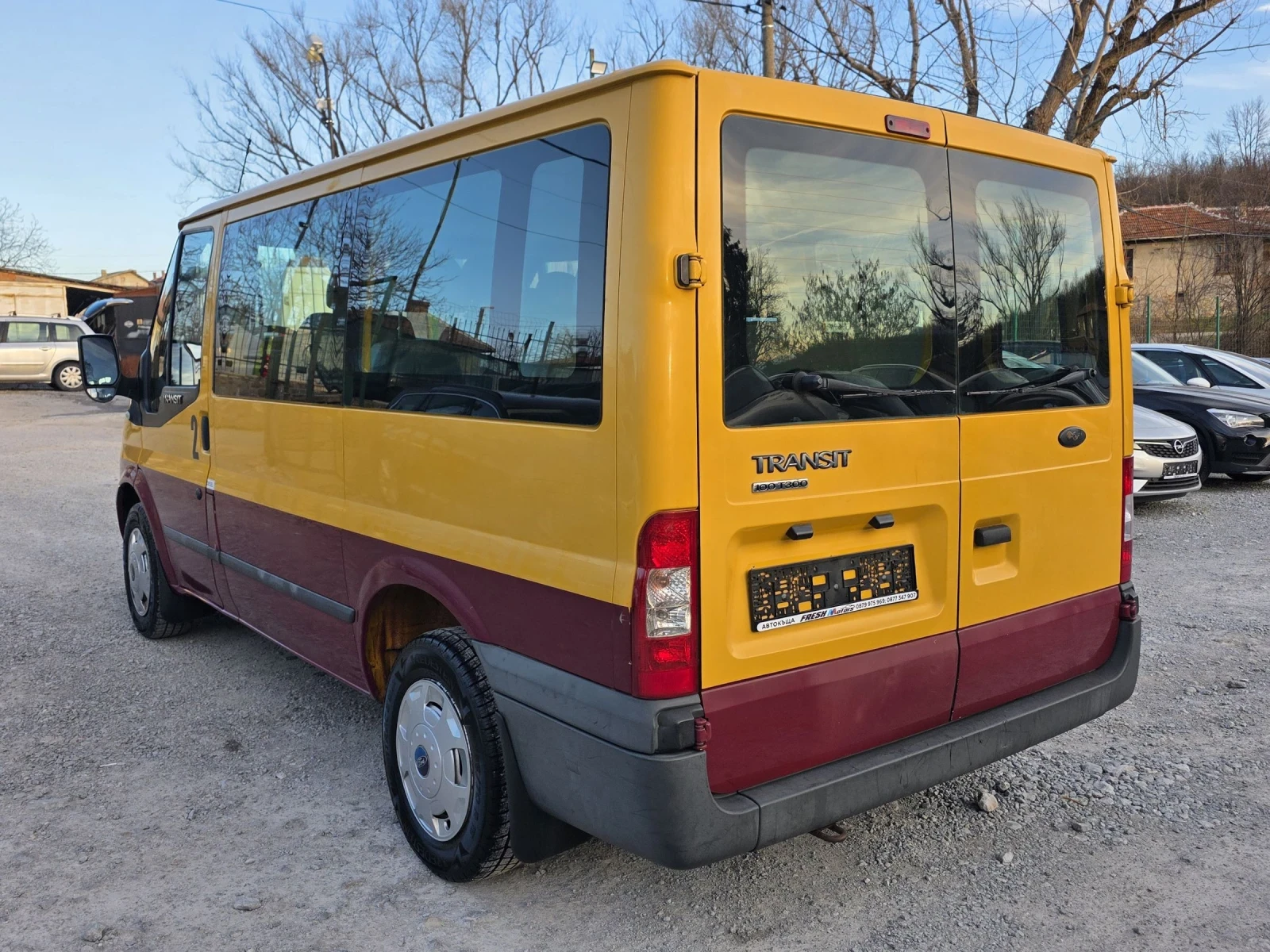 Ford Transit 2.2 TDCI 100 К.С. 9 МЕСТЕН / КЛИМАТИК / ЕВРО 5, снимка 3 - Бусове и автобуси - 53791524